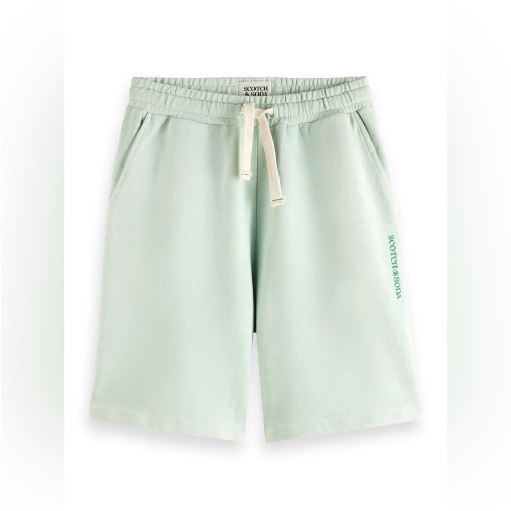 Scotch And Soda Unisex Plant-Dyed Sweat Shorts